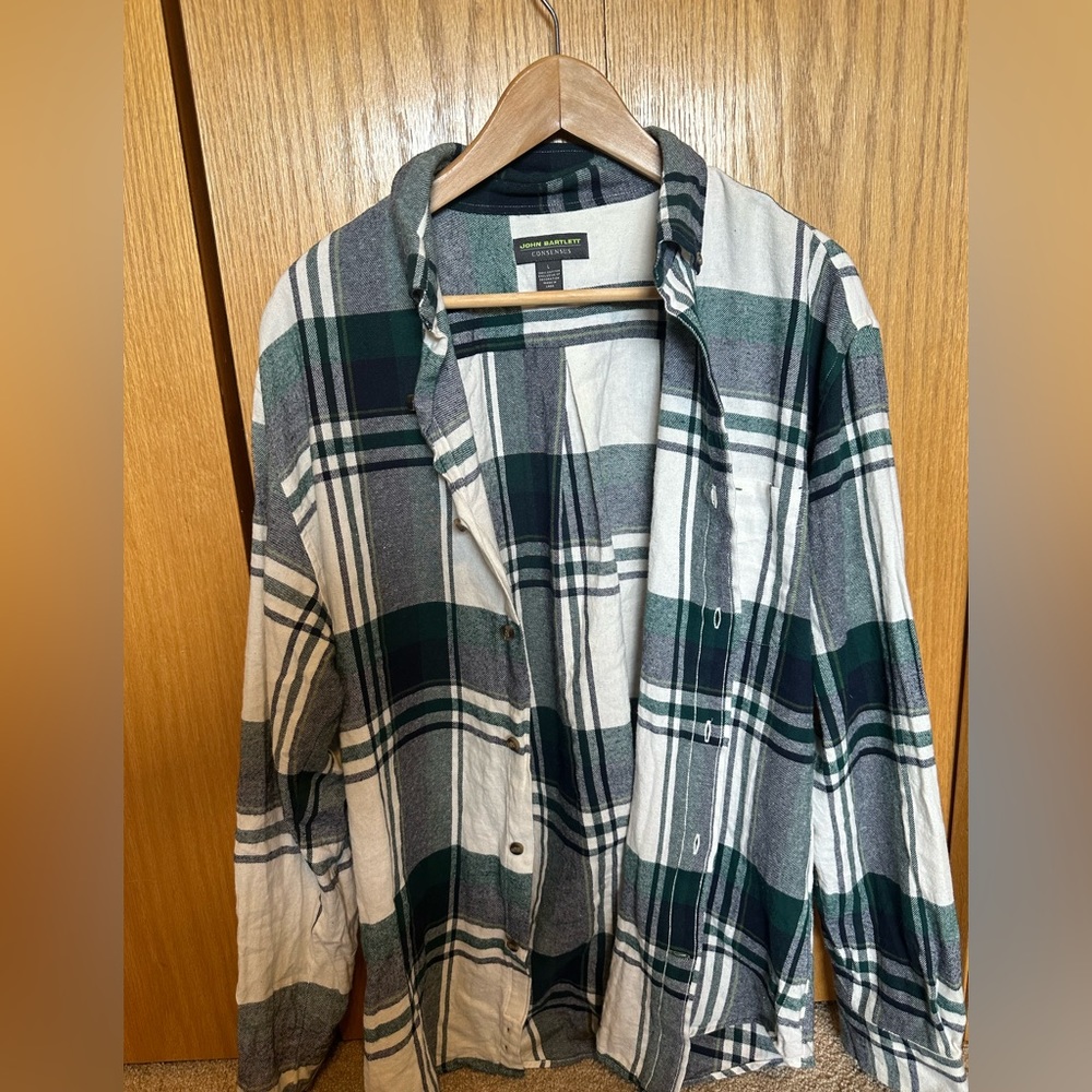 John Bartlett - Green and White Flannel